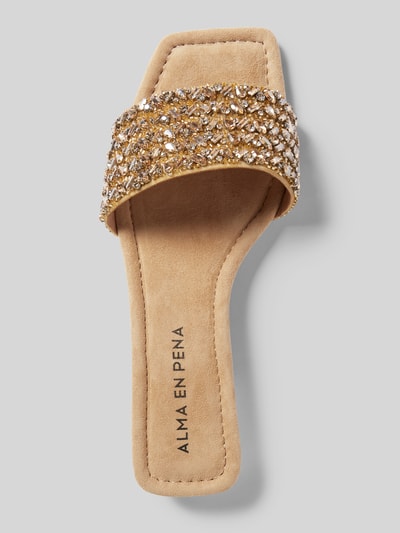 Peek & Cloppenburg ALMA EN PENASlides Mit Ziersteinbesatz In Sand