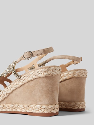 Peek & Cloppenburg ALMA EN PENAWedges Mit Ziersteinbesatz In Beige