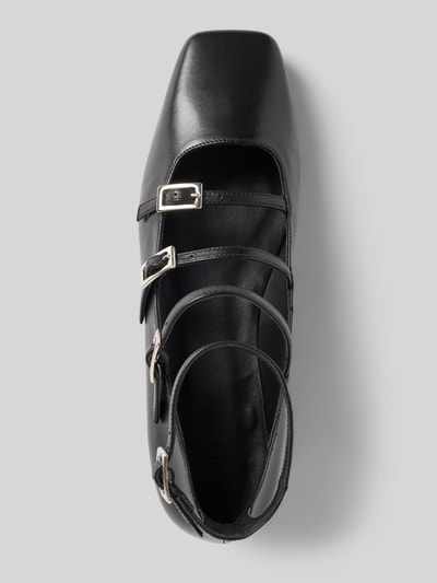 Peek & Cloppenburg ALOHASBallerinas Aus Leder Mit Dornschließen Modell 'LUKE' In Black