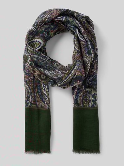 Peek & Cloppenburg alteaWollschal mit Fransen in oliv