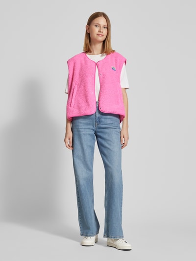 Peek & Cloppenburg American VintageWeste aus Teddyfell Modell 'HOKTOWN' in pink