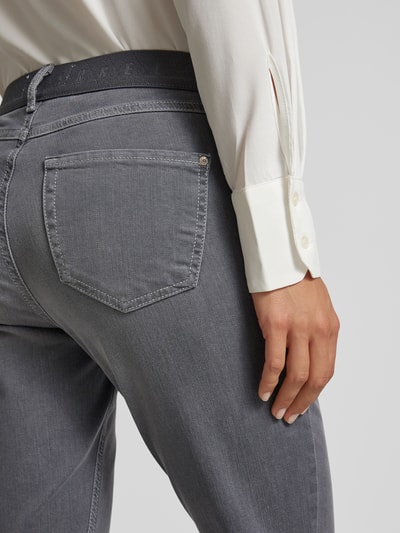 Peek & Cloppenburg AngelsSlim Fit 7/8-Jeans Mit Dehnbund Modell 'ORNELLA SPORTY' In Hellgrau