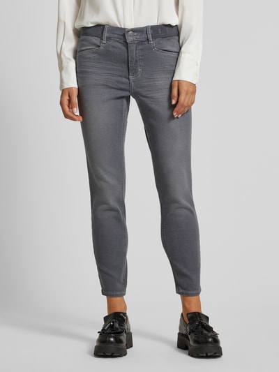 Peek & Cloppenburg AngelsSlim Fit 7/8-Jeans Mit Dehnbund Modell 'ORNELLA SPORTY' In Hellgrau