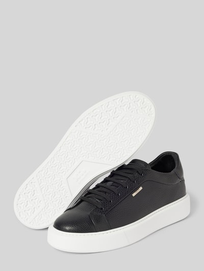 Peek & Cloppenburg Antony MoratoLedersneaker Mit Label-Detail Modell 'ARTEM IN TUMBLED LEATHER' In Black