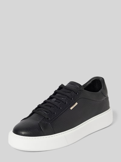 Peek & Cloppenburg Antony MoratoLedersneaker mit Label-Detail Modell 'ARTEM IN TUMBLED LEATHER' in black