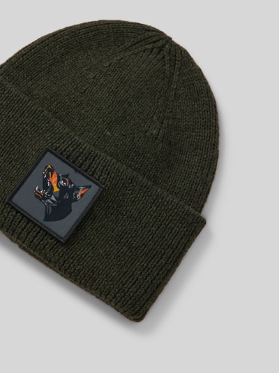 Peek & Cloppenburg Antony MoratoMütze Mit Label-Patch In Oliv