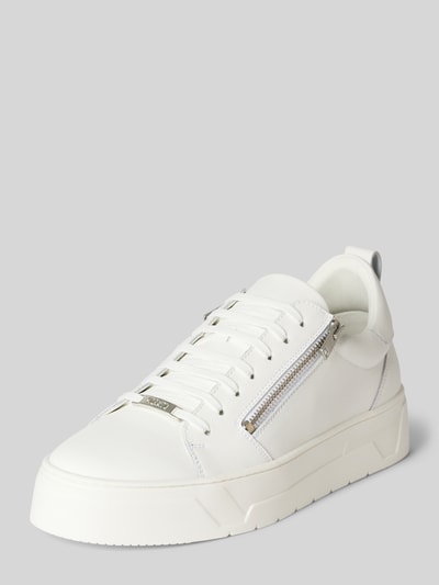 Peek & Cloppenburg Antony MoratoSneaker aus Leder mit Label-Detail Modell 'ZIPPER' in weiss