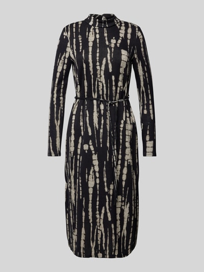 Peek & Cloppenburg ApricotKnielanges Kleid Mit Taillenband In Black