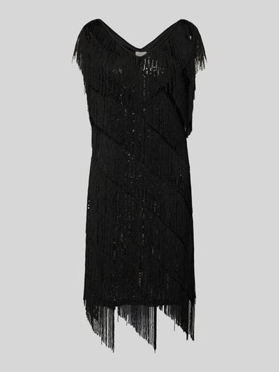 Peek & Cloppenburg ApricotMinikleid Mit Fransen In Black