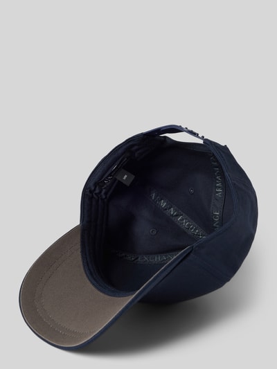 Peek & Cloppenburg ARMANI EXCHANGEBasecap Mit Label-Stitching In Dunkelblau