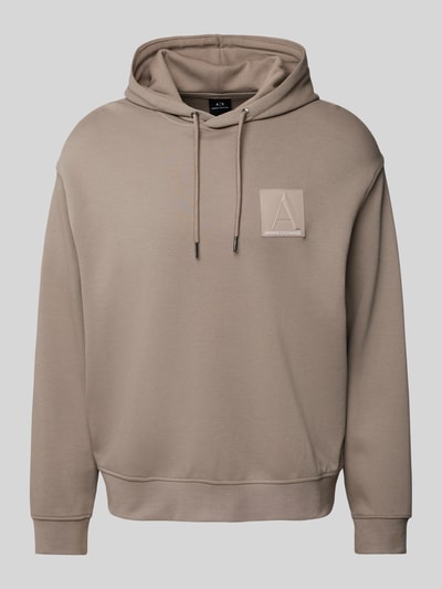 Peek & Cloppenburg ARMANI EXCHANGEHoodie Mit Kapuze Modell 'Pique' In Beige