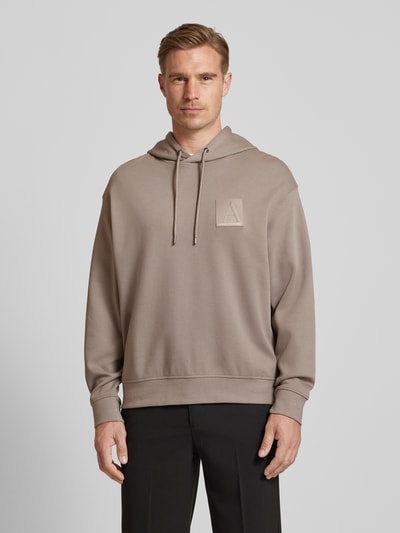 Peek & Cloppenburg ARMANI EXCHANGEHoodie Mit Kapuze Modell 'Pique' In Beige