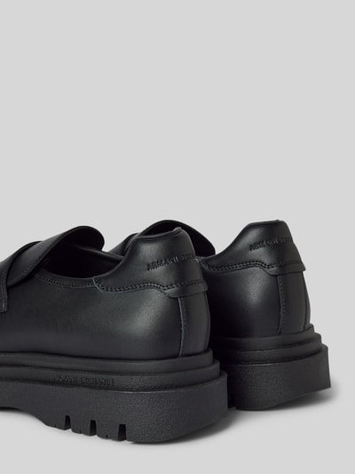 Peek & Cloppenburg ARMANI EXCHANGEPenny Loafer Aus Leder Mit Schaftbrücke Modell 'Angry' In Black