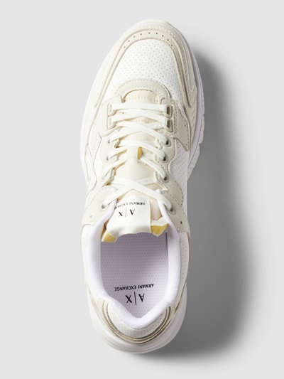 Peek & Cloppenburg ARMANI EXCHANGESneaker Mit Label-Details In Weiss