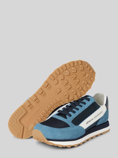 Peek & Cloppenburg ARMANI EXCHANGESneaker Mit Label-Print In Marine