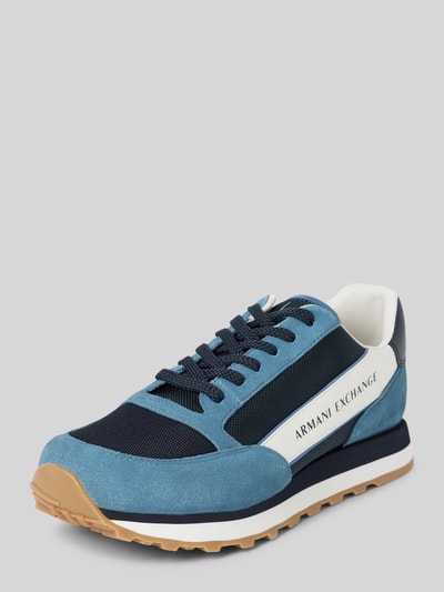 Peek & Cloppenburg ARMANI EXCHANGESneaker mit Label-Print in marine