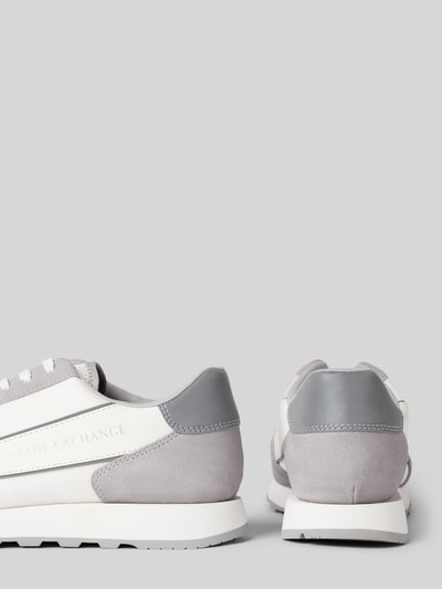 Peek & Cloppenburg ARMANI EXCHANGESneaker Mit Label-Print Modell 'ENGLISH' In Hellgrau