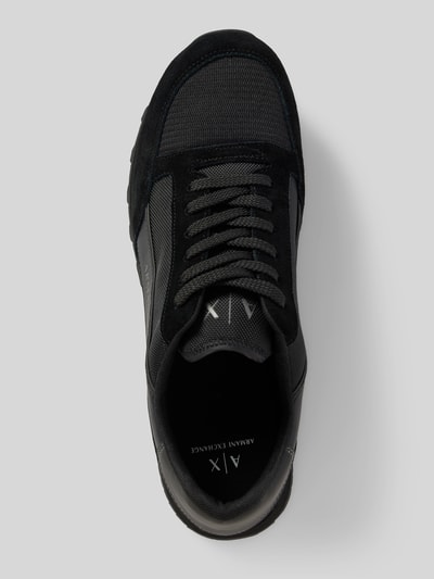 Peek & Cloppenburg ARMANI EXCHANGESneaker Mit Label-Print Modell 'ENGLISH' In Black