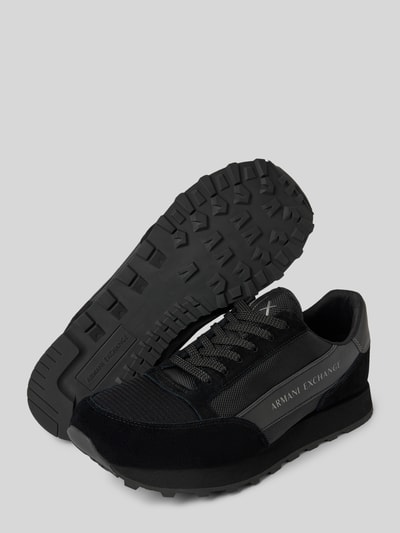 Peek & Cloppenburg ARMANI EXCHANGESneaker Mit Label-Print Modell 'ENGLISH' In Black