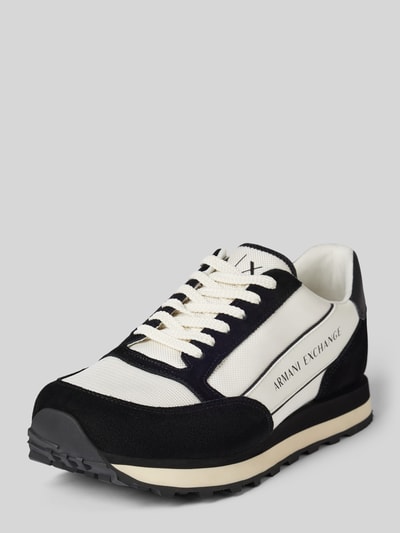 Peek & Cloppenburg ARMANI EXCHANGESneaker mit Label-Print Modell 'ENGLISH' in black