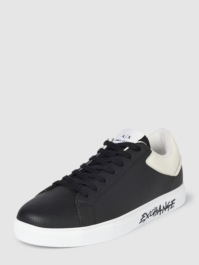 Peek & Cloppenburg ARMANI EXCHANGESneaker mit Label-Schriftzug in black