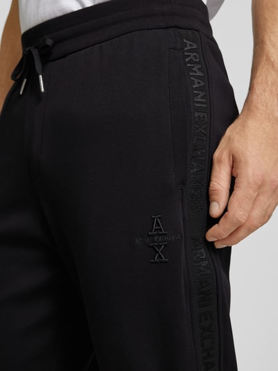 Peek & Cloppenburg ARMANI EXCHANGESweatpants Mit Elastischem Bund In Black
