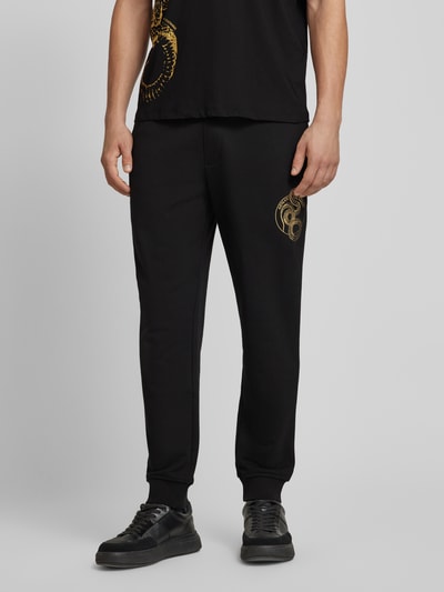 Peek & Cloppenburg ARMANI EXCHANGESweatpants Mit Elastischem Bund Modell 'PANTALONI' In Black
