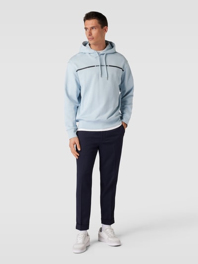 Peek & Cloppenburg ARMANI EXCHANGESweatshirt mit Label-Stitching in hellblau