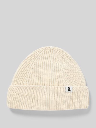Peek & Cloppenburg ArmedangelsBeanie mit Label-Detail Modell 'NILDAAO' in offwhite