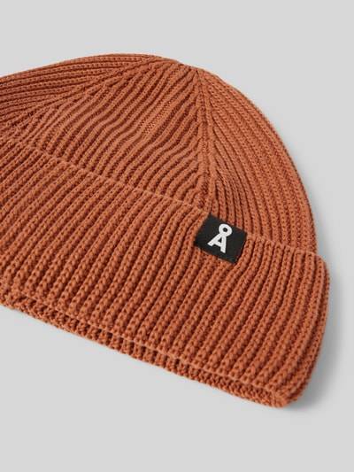 Peek & Cloppenburg ArmedangelsBeanie Mit Label-Detail Modell 'NILDAAO' In Rostrot