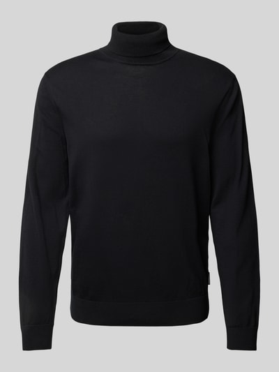 Peek & Cloppenburg ArmedangelsStrickpullover Mit Rollkragen Modell 'GAARDO' In Black