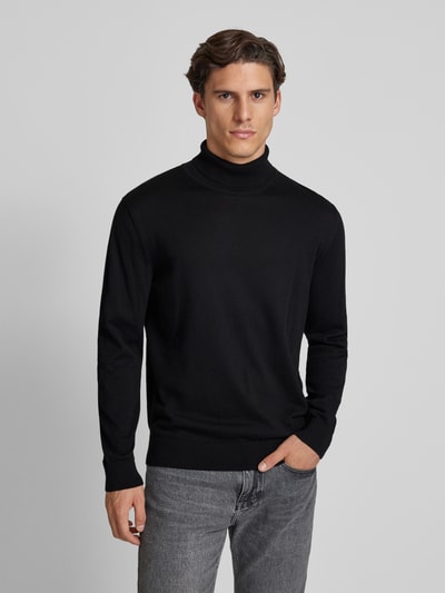 Peek & Cloppenburg ArmedangelsStrickpullover Mit Rollkragen Modell 'GAARDO' In Black