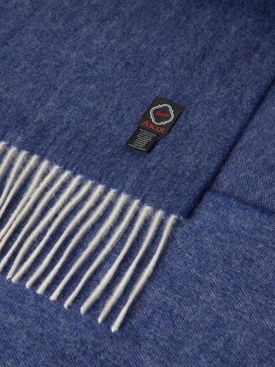Peek & Cloppenburg AscotSchal Aus Lanawoll-Kaschmir-Mix Mit Fransen In Marine