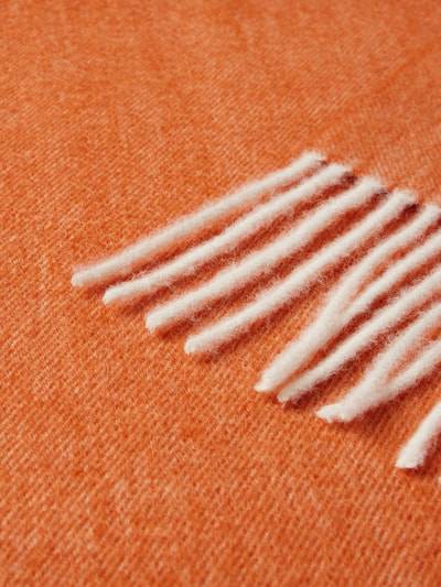 Peek & Cloppenburg AscotSchal Aus Lanawoll-Kaschmir-Mix Mit Fransen In Orange