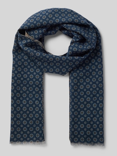 Peek & Cloppenburg AscotSchal Aus Lanawolle Mit Fransen In Marine