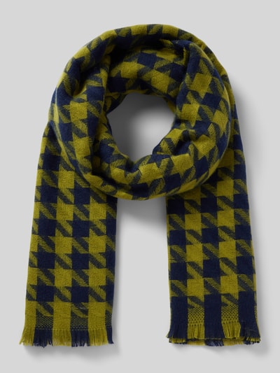 Peek & Cloppenburg B.YoungSchal mit Ausfransungen Modell 'Vilya' in marine