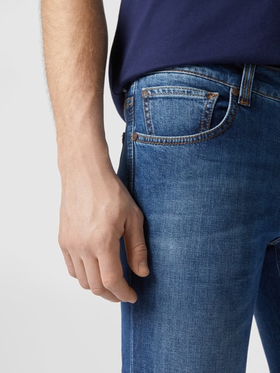 Peek & Cloppenburg BaldessariniSlim Fit Jeans Mit Stretch-Anteil Modell 'John' In Jeansblau