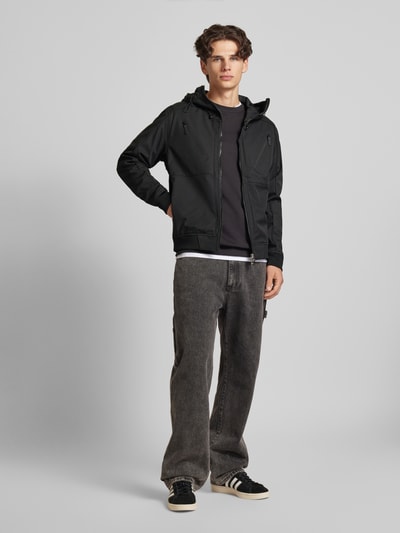 Peek & Cloppenburg Balr.Sweatjacke mit Kapuze in black