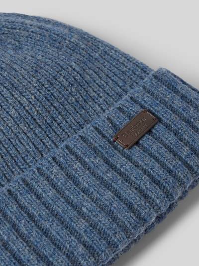 Peek & Cloppenburg BarbourBeanie Mit Label-Badge In Blau