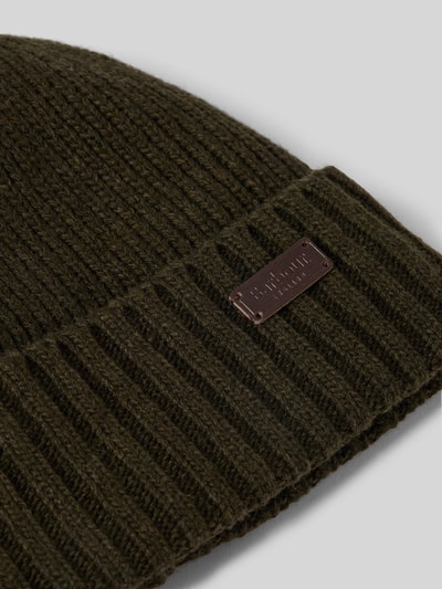 Peek & Cloppenburg BarbourBeanie Mit Label-Badge In Dunkelgruen