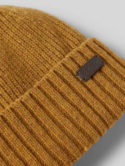 Peek & Cloppenburg BarbourBeanie Mit Label-Badge In Senf