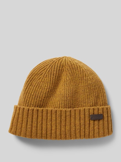 Peek & Cloppenburg BarbourBeanie Mit Label-Badge In Senf