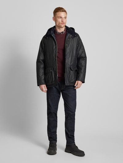 Peek & Cloppenburg BarbourJacke mit Pattentaschen Modell 'MODERN BEAUFORT' in marine