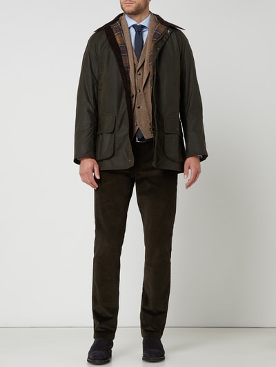 Peek & Cloppenburg BarbourJacke mit Umlegekragen Modell 'BRISTOL' in oliv