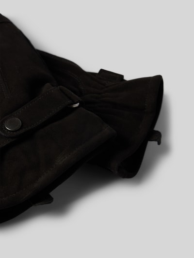 Peek & Cloppenburg BarbourLederhandschuhe Mit Ziernähten In Black