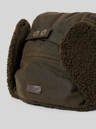 Peek & Cloppenburg BarbourMütze Mit Ohrenklappen Modell 'MORAR' In Oliv