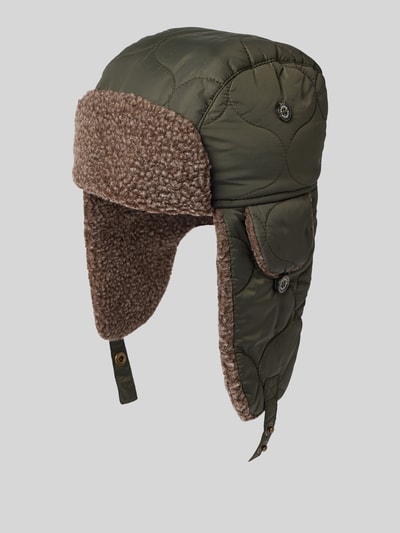 Peek & Cloppenburg BarbourMütze Mit Ohrenklappen Modell 'Sandbay' In Oliv