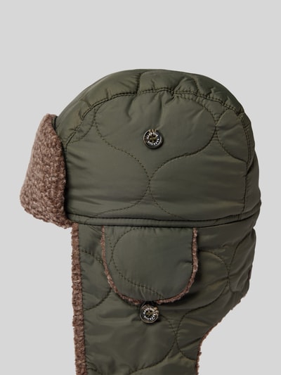 Peek & Cloppenburg BarbourMütze Mit Ohrenklappen Modell 'Sandbay' In Oliv
