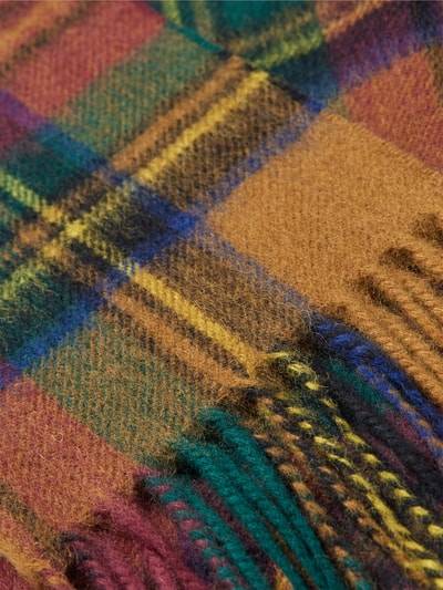 Peek & Cloppenburg BarbourSchal Aus Lammwolle Mit Fransen In Rot