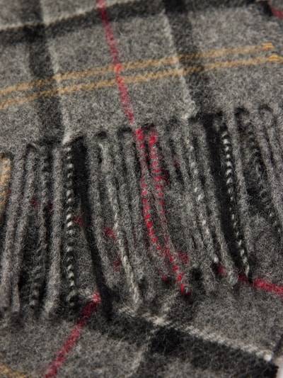 Peek & Cloppenburg BarbourSchal Aus Wolle Mit Fransen In Anthrazit